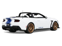 2025 Shelby Mustang Supersnake Convertible White with Blue Stripes 1/18 Model Car by GT Spirit image 5