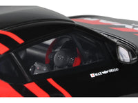 2020 Toyota Supra GR RHD (Right Hand Drive) "Advan" Black and Red 1/18 Model Car by GT Spirit image 4