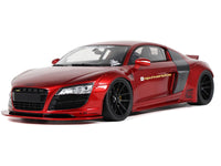 GT Spirit 2022 Audi R8 LB-Works Liberty Walk red metallic 1:18 GT892, product image 1