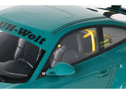 2021 RWB Bodykit "Syunkashuto" Green with Black Stripes 1/18 Model Car by GT Spirit image 2