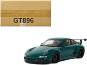 2021 RWB Bodykit "Syunkashuto" Green with Black Stripes 1/18 Model Car by GT Spirit image 4