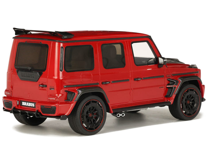 2022 Brabus 900 Rocket Edition Red with Carbon Hood 1/18 Model Car by GT Spirit image 2