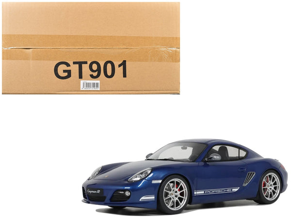 GT Spirit 2012 Porsche Cayman R Aqua Blue Metallic 1:18 GT901, product image 1