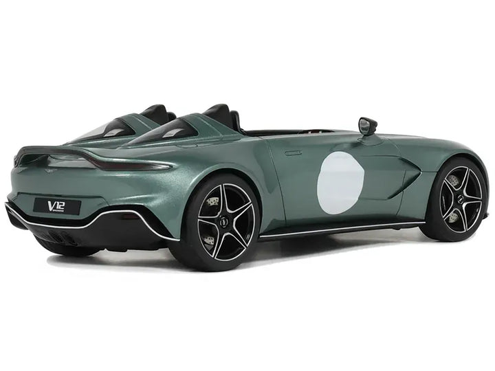 Aston Martin V12 Speedster Green Metallic 1/18 Model Car by GT Spirit image 2