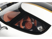 2023 Koenigsegg Regera White with Black Stripes 1/18 Model Car by GT Spirit image 5