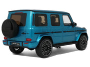 2024 Mercedes-Benz G 63 AMG Hyper Blue Magno Metallic 1/18 Model Car by GT Spirit image 5