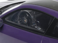 2021 Porsche 911 (991.2) GT2 RS Ultraviolet Metallic with Carbon Stripes 1/18 Model Car by GT Spirit image 2