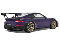 2021 Porsche 911 (991.2) GT2 RS Ultraviolet Metallic with Carbon Stripes 1/18 Model Car by GT Spirit image 5
