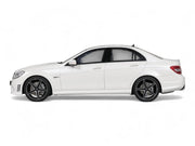 2007 Mercedes-Benz C63 AMG Diamond White 1/18 Model Car by GT Spirit image 4