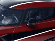 2017 Koenigsegg Agera RS Deep Red Metallic with Black Stripes 1/18 Model Car by GT Spirit image 2