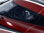 2017 Koenigsegg Agera RS Deep Red Metallic with Black Stripes 1/18 Model Car by GT Spirit image 3