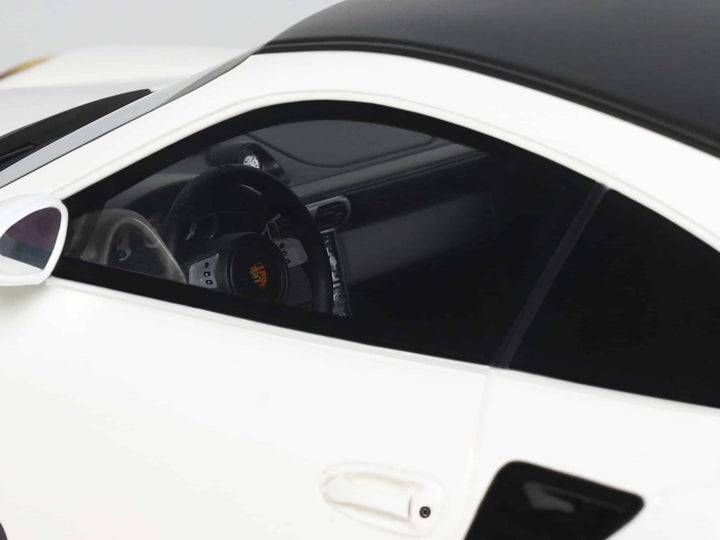 2024 Porsche 911 Turbo LB-Works White with Black Top 1/18 Model Car by GT Spirit image 2