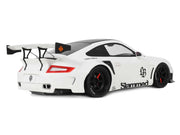 2024 Porsche 911 Turbo LB-Works White with Black Top 1/18 Model Car by GT Spirit image 5