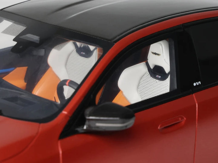 2025 BMW M5 (G90) Pebble Beach Edition Fire Orange Metallic with Black Top 1/18 Model Car by GT Spirit image 2