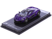 PosterCars McLaren P1 Lantana Purple Metallic black top 1:64 H04B, product image 1