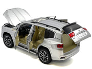 Toyota Land Cruiser Silver Metallic with Sun Roof 1/24 Diecast Model Car image 2