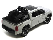 2023 Toyota Tundra TRD 4x4 Pickup Truck Cement Gray with Sunroof and Wheel Rack 1/24 Diecast Model Car image 3