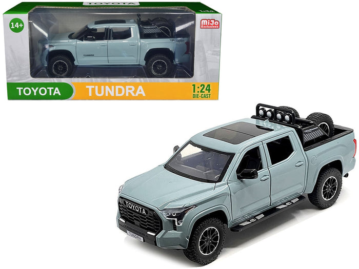 MiJo 2023 Toyota Tundra TRD 4x4 Lunar Rock sunroof wheel rack 1:24, view 1