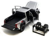 2024 Toyota Tacoma TRD Off Road Edition Pickup Truck Silver Metallic with TRD Stripes with Sunroof and Wheel Rack Limited Edition to 2400 pieces Worldwide 1/24 Diecast Model Car image 3