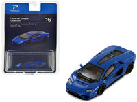 Lamborghini Countach LPI 800-4 Blue "Hypercar League Collection" 1/64 Diecast Model Car by PosterCars image 2