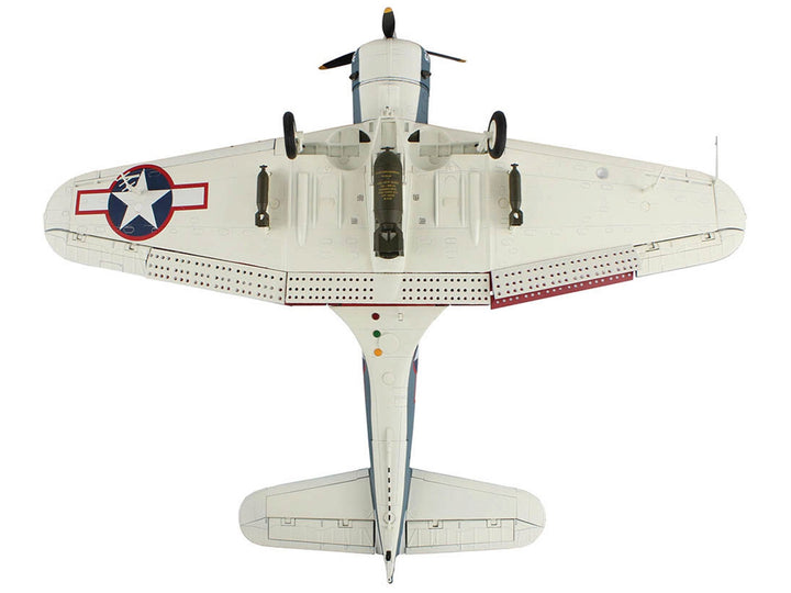 Douglas SBD-5 Dauntless Bomber Aircraft "VB-16 USS Lexington" (1943) United States Navy "Premium Collection" 1/32 Diecast Model by Hobby Master image 2