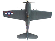Grumman F6F-3 Hellcat Fighter Aircraft "Ruth-Less Lt. Oscar Chenoweth VF-38 Segi Point Airstrip New Georgia Island" (1943) United States Navy "Air Power Series" 1/72 Diecast Model by Hobby Master image 2