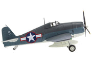 Grumman F6F-3 Hellcat Fighter Aircraft "Ruth-Less Lt. Oscar Chenoweth VF-38 Segi Point Airstrip New Georgia Island" (1943) United States Navy "Air Power Series" 1/72 Diecast Model by Hobby Master image 3