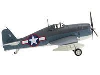 Grumman F6F-3 Hellcat Fighter Aircraft "Ruth-Less Lt. Oscar Chenoweth VF-38 Segi Point Airstrip New Georgia Island" (1943) United States Navy "Air Power Series" 1/72 Diecast Model by Hobby Master image 3