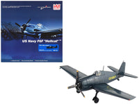 Grumman F6F-5 Hellcat Fighter Aircraft "Blue Angels #1-4 Decals" (1946) United States Navy "Air Power Series" 1/72 Diecast Model by Hobby Master image 4