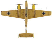 Messerschmitt BF 110E-2 Trop Fighter Aircraft "3U+AR 7./ZG26 Italy" (1941) German Luftwaffe "Air Power Series" 1/72 Diecast Model by Hobby Master image 3