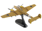 Messerschmitt BF 110E-2 Trop Fighter Aircraft "3U+AR 7./ZG26 Italy" (1941) German Luftwaffe "Air Power Series" 1/72 Diecast Model by Hobby Master image 5