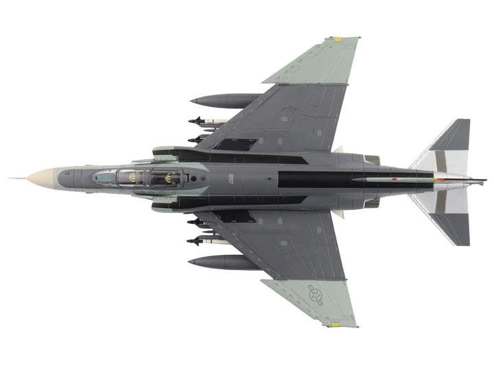 McDonnell Douglas F-4F Phantom II Fighter-Bomber Aircraft "AF72-257 20th Fighter Squadron 49th Fighter Wing Holloman AFB" (2002) United States Air Force "Air Power Series" 1/72 Diecast Model by Hobby Master image 2