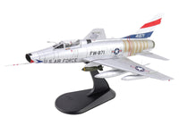 North American F-100 Super Sabre Fighter Aircraft "FW-871 National Military Museum Soesterberg Netherlands" United States Air Force "Air Power Series" 1/72 Diecast Model by Hobby Master image 5