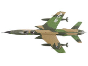 Republic F-105F Thunderchief Fighter-Bomber Aircraft "63-8299 Peach 91 128th Tactical Fighter Squadron Georgia ANG Dobbins Air Reserve Base" United States Air Force "Air Power Series" 1/72 Diecast Model by Hobby Master image 3