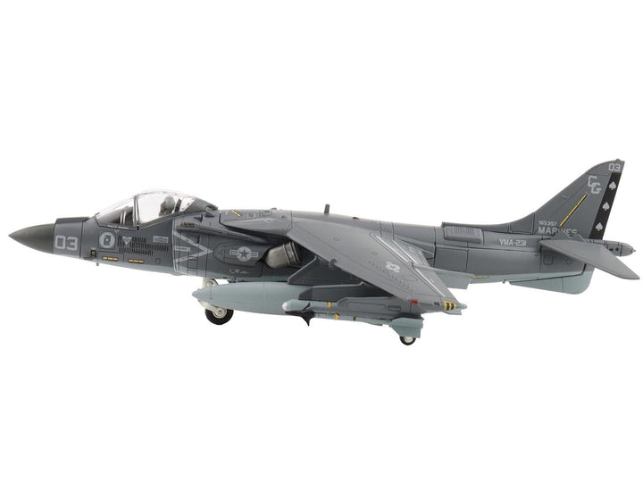 McDonnell Douglas AV-8B Plus Harrier II Aircraft "165357 VMA-231 Ace of Spades Operation Inherent Resolve USCENTCOM" (2017) United States Marine Corps "Air Power Series" 1/72 Diecast Model by Hobby Master image 2