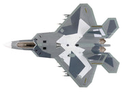 Lockheed F-22 Raptor Stealth Aircraft "Splinter Camouflage" United States Air Force "Air Power Series" 1/72 Diecast Model by Hobby Master image 2