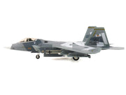 Lockheed F-22 Raptor Stealth Aircraft "Splinter Camouflage" United States Air Force "Air Power Series" 1/72 Diecast Model by Hobby Master image 3