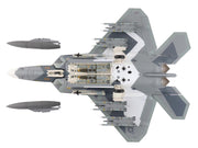 Lockheed F-22 Raptor Stealth Aircraft "Splinter Camouflage" United States Air Force "Air Power Series" 1/72 Diecast Model by Hobby Master image 4