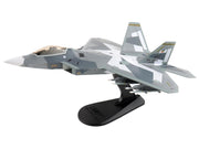 Lockheed F-22 Raptor Stealth Aircraft "Splinter Camouflage" United States Air Force "Air Power Series" 1/72 Diecast Model by Hobby Master image 5