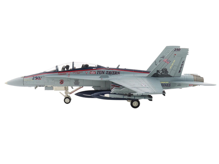 McDonnell Douglas F/A-18D Hornet Aircraft "164874 US Marines 250 Years VMFA-112 Cowboys" (2025) United States Marines "Air Power Series" 1/72 Diecast Model by Hobby Master image 2