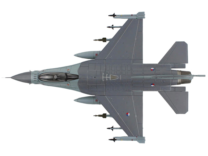 Lockheed F-16AM Fighting Falcon Fighter Aircraft "313 Squadron Afghanistan" (2008) Royal Netherlands Air Force (RNLAF) "Air Power Series" 1/72 Diecast Model by Hobby Master image 2