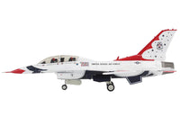 Lockheed F-16D Fighting Falcon Fighter Aircraft "No.7 Thunderbirds Nellis Air Force Base" (2017) United States Air Force "Air Power Series" 1/72 Diecast Model by Hobby Master