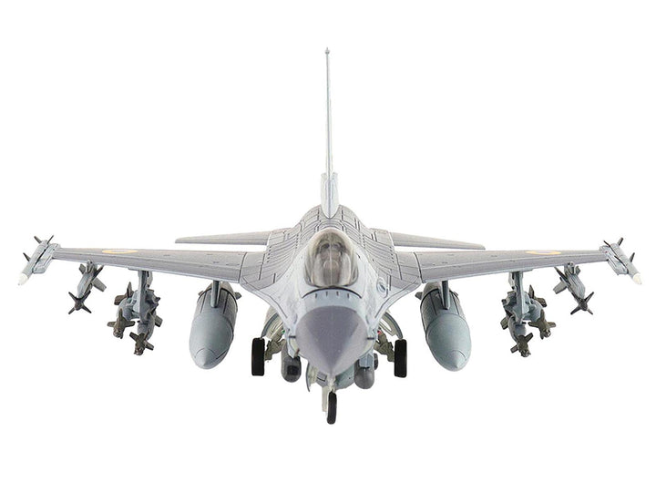 Lockheed F-16AM Fighting Falcon Fighter Aircraft "UA24-3596 Pylon Integrated Dispenser System Plus" (2024) Ukrainian Air Force "Air Power Series" 1/72 Diecast Model by Hobby Master image 2