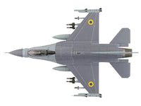 Lockheed F-16AM Fighting Falcon Fighter Aircraft "UA24-3596 Pylon Integrated Dispenser System Plus" (2024) Ukrainian Air Force "Air Power Series" 1/72 Diecast Model by Hobby Master image 3