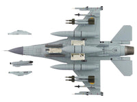 Lockheed F-16AM Fighting Falcon Fighter Aircraft "UA24-3596 Pylon Integrated Dispenser System Plus" (2024) Ukrainian Air Force "Air Power Series" 1/72 Diecast Model by Hobby Master image 4