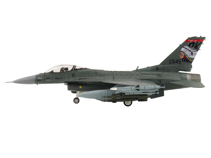 Lockheed F-16C Fighting Falcon Fighter Aircraft "88-0545 138th Fighter Wing Oklahoma Air National Guard" (2024) United States Air Force "Air Power Series" 1/72 Diecast Model by Hobby Master image 2