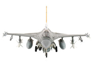 Lockheed F-16CM Fighting Falcon Fighter Aircraft "91-0379 Tiger Tiger 1 79th Fighter Squadron Shaw Air Force Base" (2023) United States Air Force "Air Power Series" 1/72 Diecast Model by Hobby Master image 3