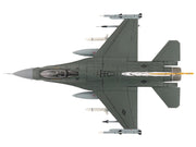 Lockheed F-16CM Fighting Falcon Fighter Aircraft "91-0379 Tiger Tiger 1 79th Fighter Squadron Shaw Air Force Base" (2023) United States Air Force "Air Power Series" 1/72 Diecast Model by Hobby Master image 4