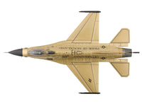 Lockheed F-16A Fighting Falcon Fighter Aircraft "85-1565 Golden Bat Viper 185 ARW Iowa ANG Squadron 50th Anniversary" (2022) United States Air Force "Air Power Series" 1/72 Diecast Model by Hobby Master image 3