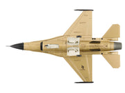 Lockheed F-16A Fighting Falcon Fighter Aircraft "85-1565 Golden Bat Viper 185 ARW Iowa ANG Squadron 50th Anniversary" (2022) United States Air Force "Air Power Series" 1/72 Diecast Model by Hobby Master image 4